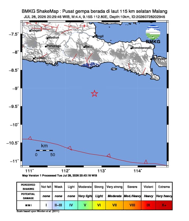 Shakemap
